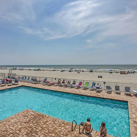 Oceanfront Myrtle Beach Studio With Pool Access! Exterior photo